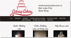 Desktop Screenshot of carseycakes.com